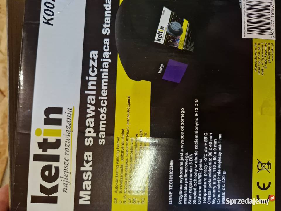 MASKA PRZYŁBICA SPAWALNICZA SAMOŚCIEMNIAJĄCA SIĘ Głogowa