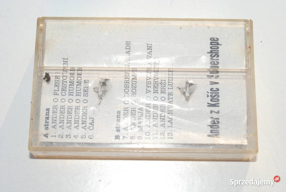 Stara kaseta magnetofonowa Ander z Koszyc v Cieszyn