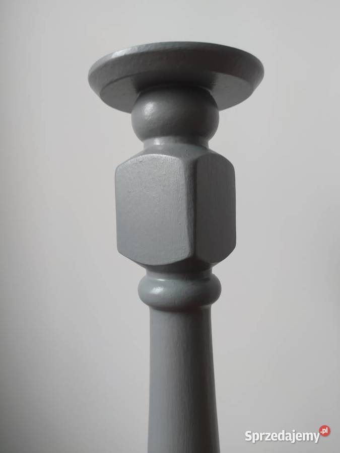 wysoki świecznik podstawka na świecę Warszawa
