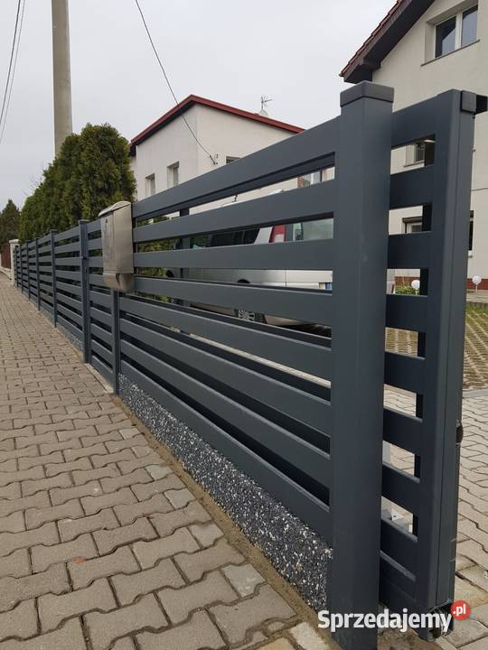 Brama przesuwna 500x120 MASTER 83 ogrodzenia Ostrów Wielkopolski