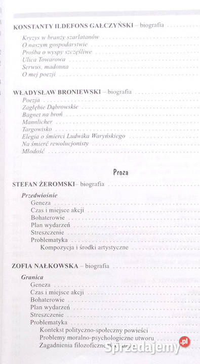 opracowanie 20lecie język polski liceum analiza miękka Podręczniki Opole