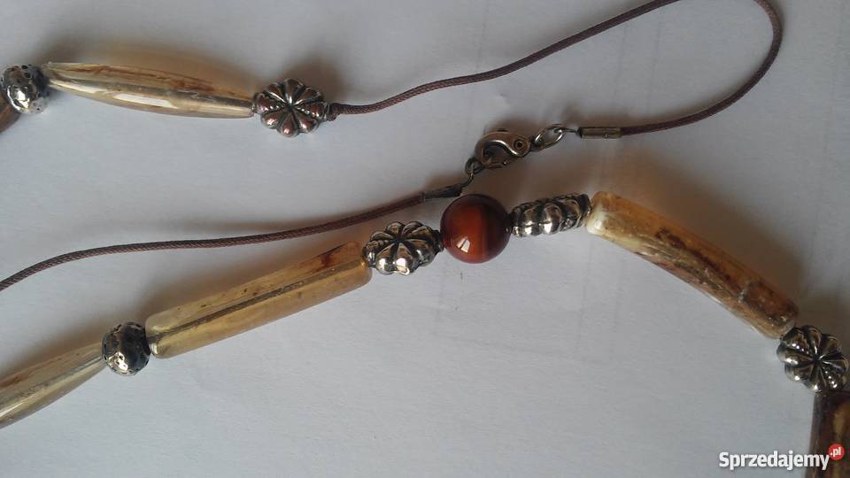 Naszyjnik ze sztucznego bursztynu Częstochowa