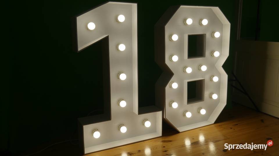 Cyfra 18 w 3D wielkopolskie Leszno