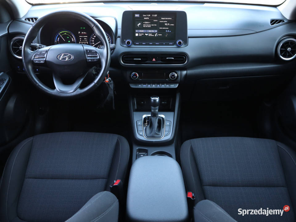 Hyundai Kona Hybrid asystent pasa ruchu dolnośląskie Bielany Wrocławskie