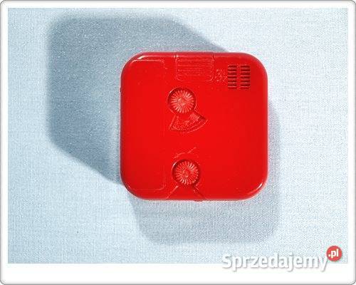 Budzik SHARK mały 63x63x30 na baterię 1xAA 15V