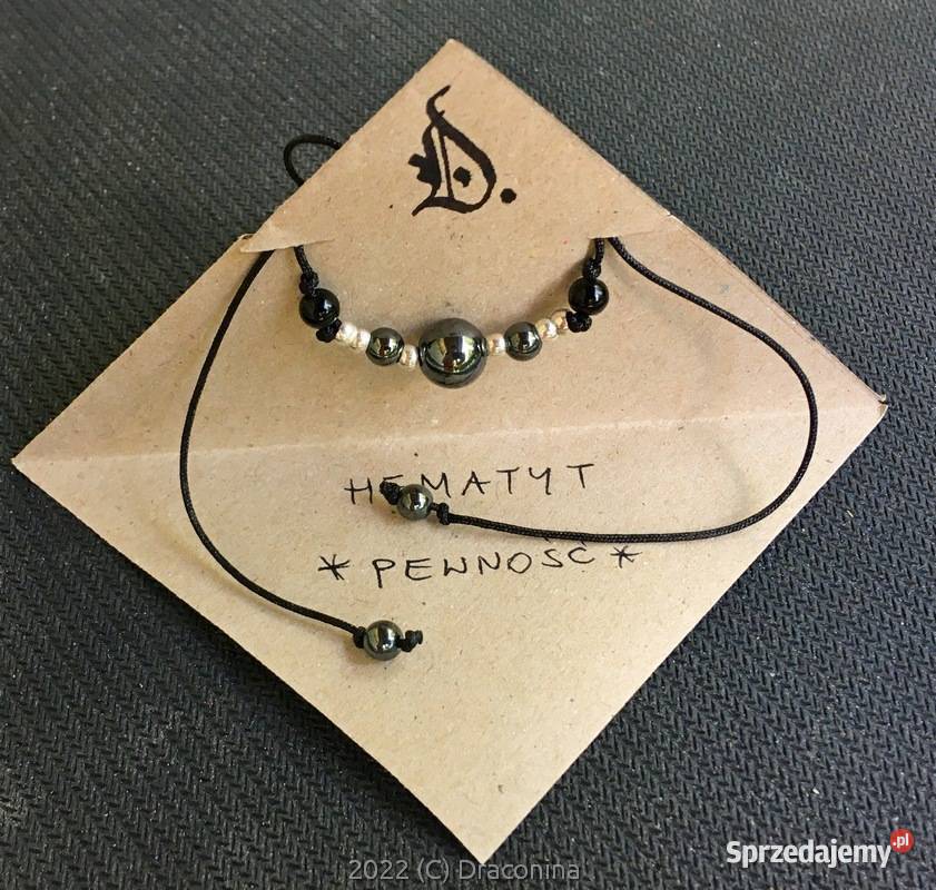 Bransoletka sznurkowa hematyt 2 małopolskie Kraków sprzedam