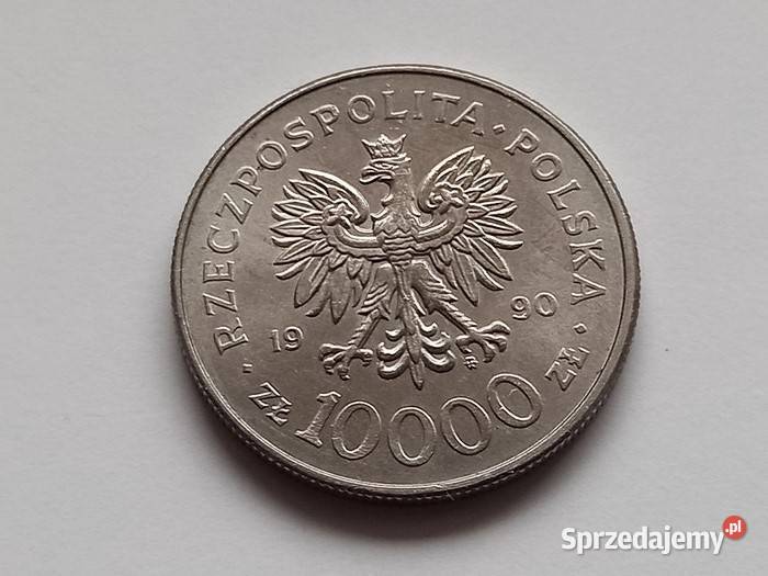 Moneta 10000 10 rocznica powstania Solidarności Koszalin