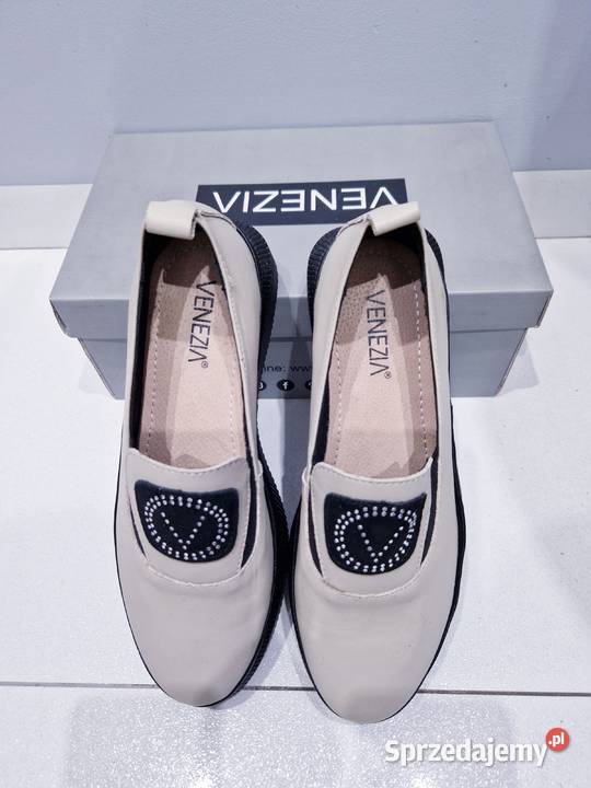 Damskie beżowe mokasyny Venezia Damskie Dąbrowa Górnicza