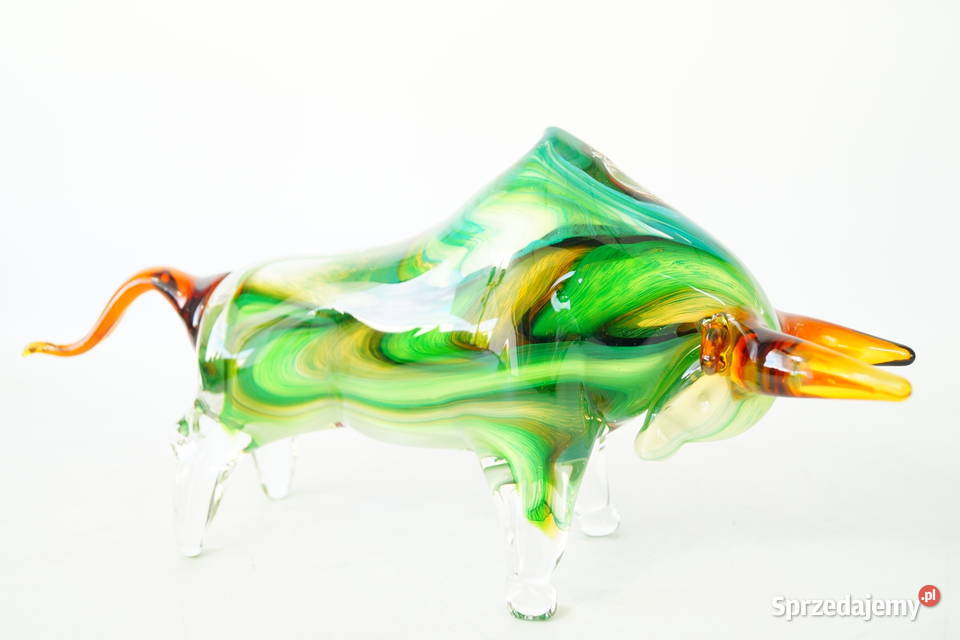 Figura Murano style BYK BYCZEK kolorowy Gizałki