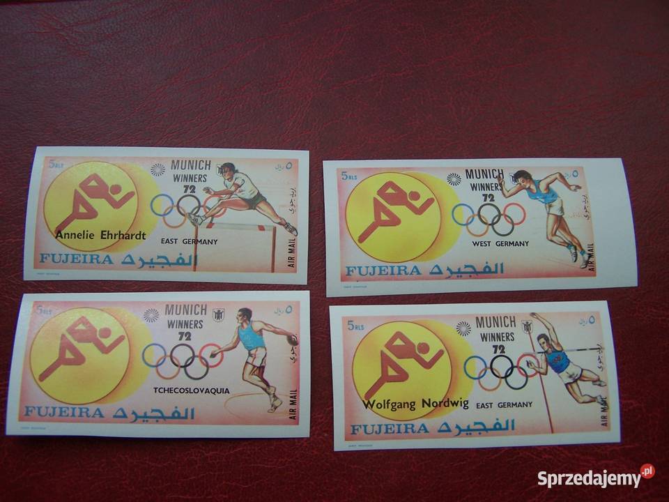 Fujeira 1972 MNH cięte Sport Olimpiada Monachium Tychy