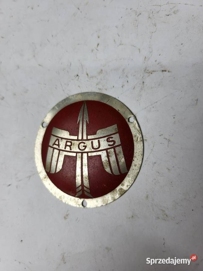 EMBLEMAT ARGUS MOTOR FACTORY 60MM BADGE Rybnik