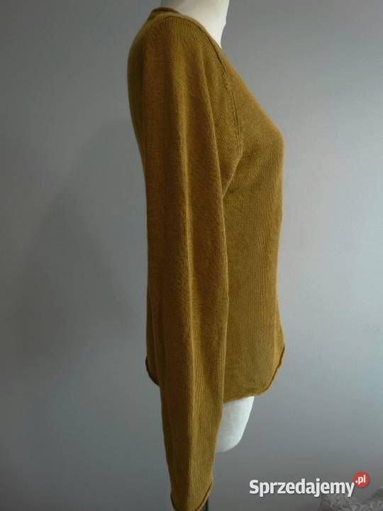 Sweter Kardigan Lniany 100 Len Rozpinany Łomża sprzedam
