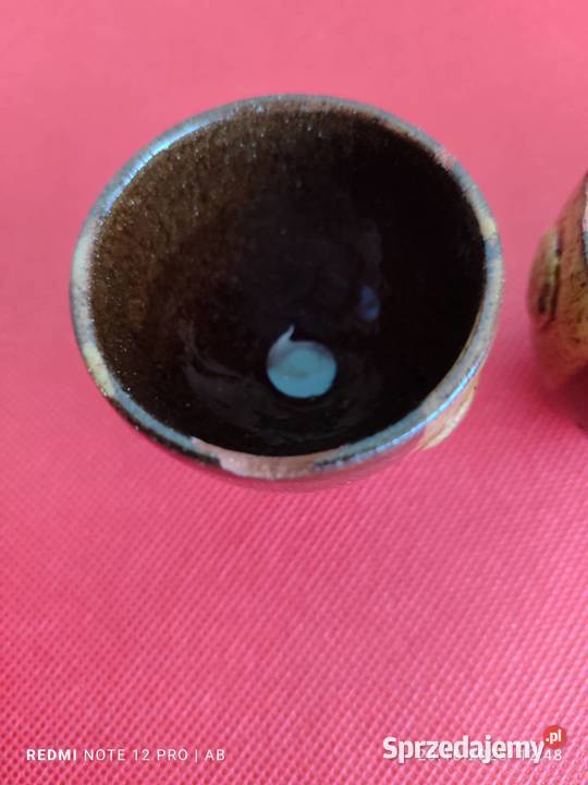 Stara brązowa ceramika PRL vintage do renowacji Katowice