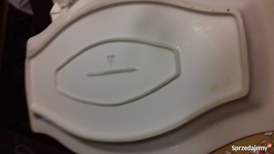 półmisek ogromnystary Ćmielów biały Warszawa