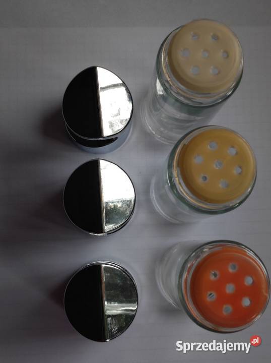 Przyprawnik słoik na przyprawy chromowany Monti Kielce