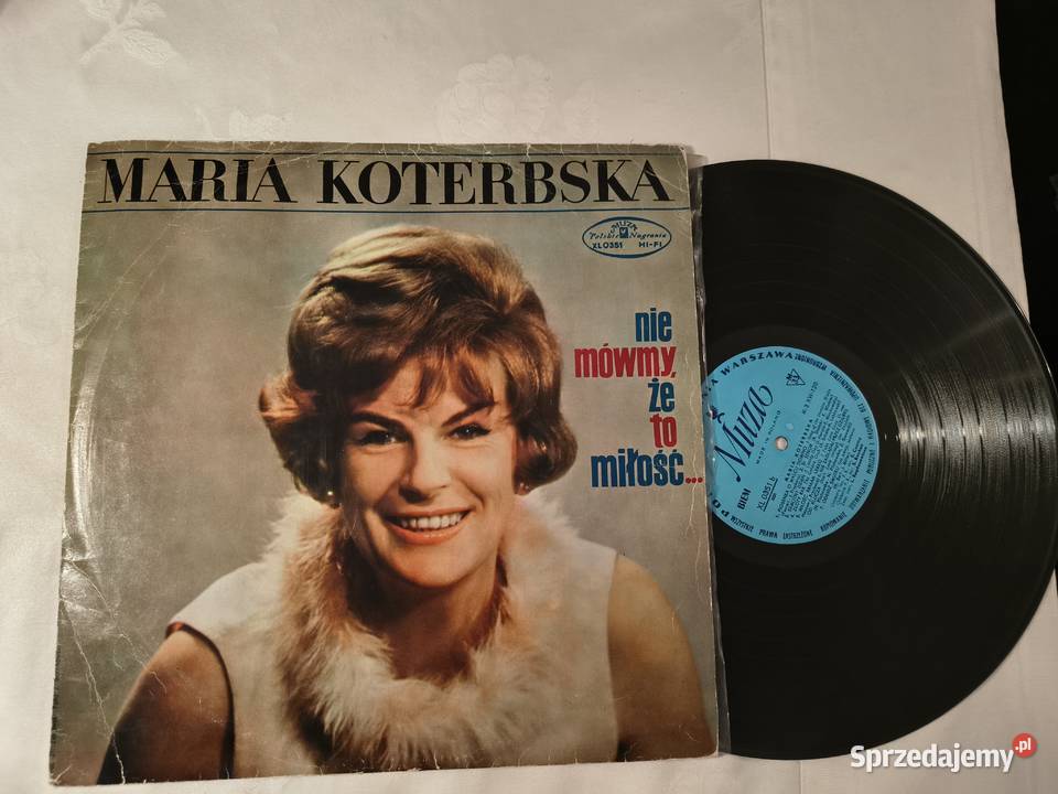 Winyl Maria Koterbska Nie mówmy że to miłość płyta winylowa Poznań