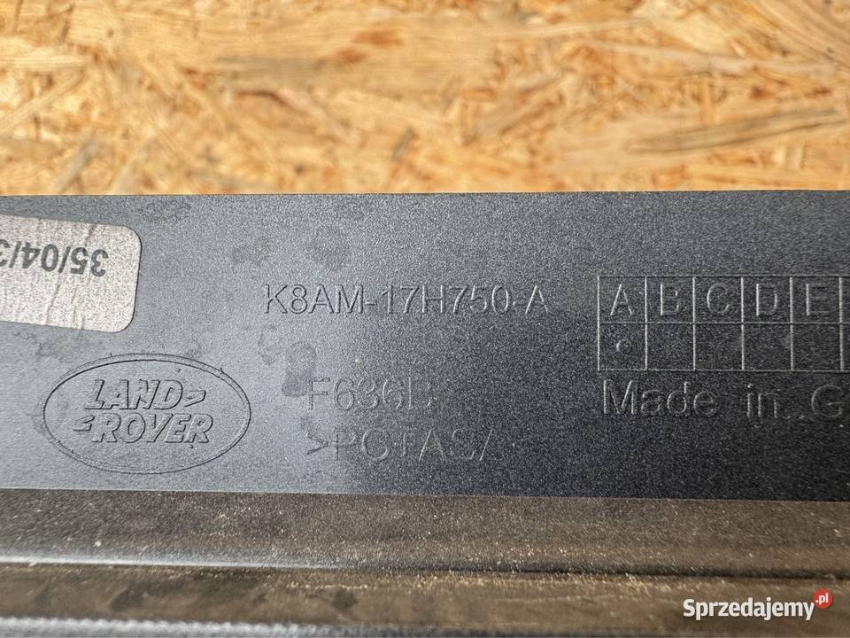 Kratka środkowa zderzaka przód range rover velar Części samochodowe Międzychód