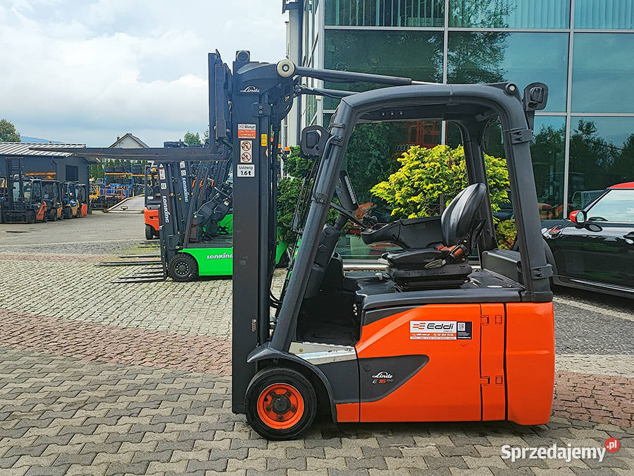 Wózek widłowy elektryczny Linde E1602 16 t Motoryzacja Kęty