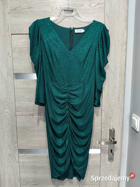 Sukienka zielona Inny wzór Gostyń