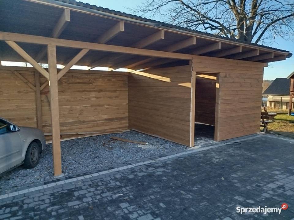 Wiaty tarasy zadaszenia altany małopolskie Skawa