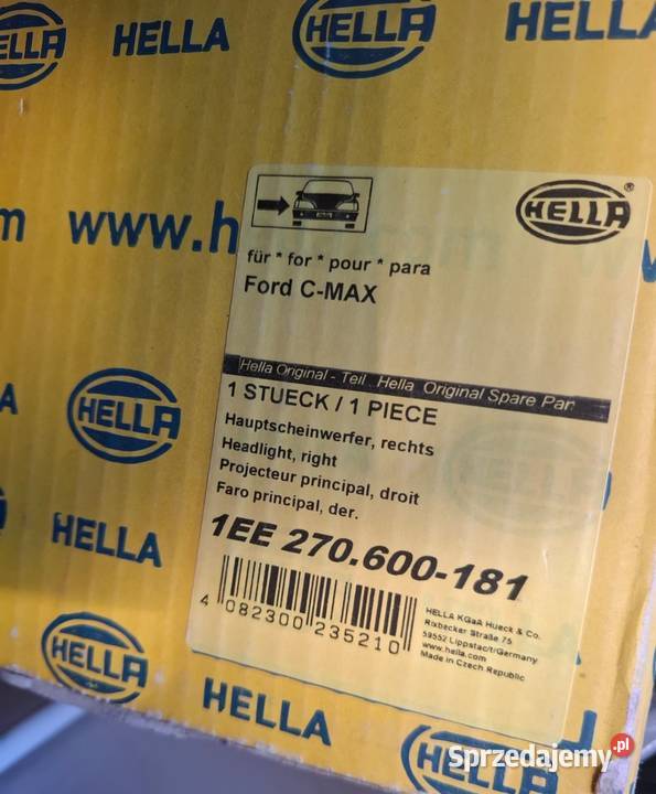 Hella nowy reflektor prawy Ford C 1EE 270600181 podlaskie Grabowskie