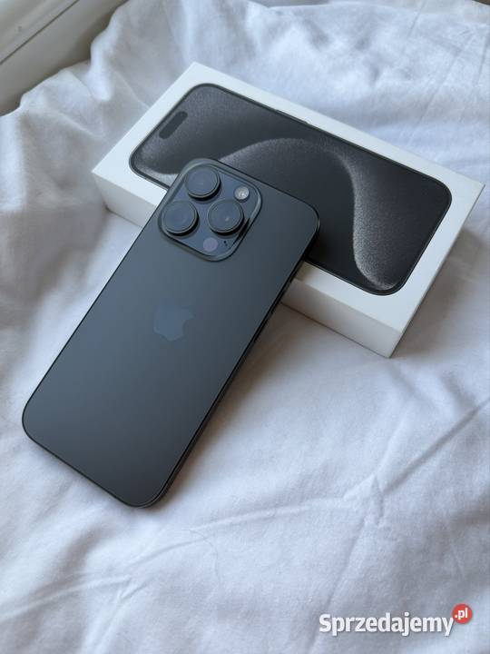 iPhone 15 Pro 128 GB black titanium bateria 88 sprzedam