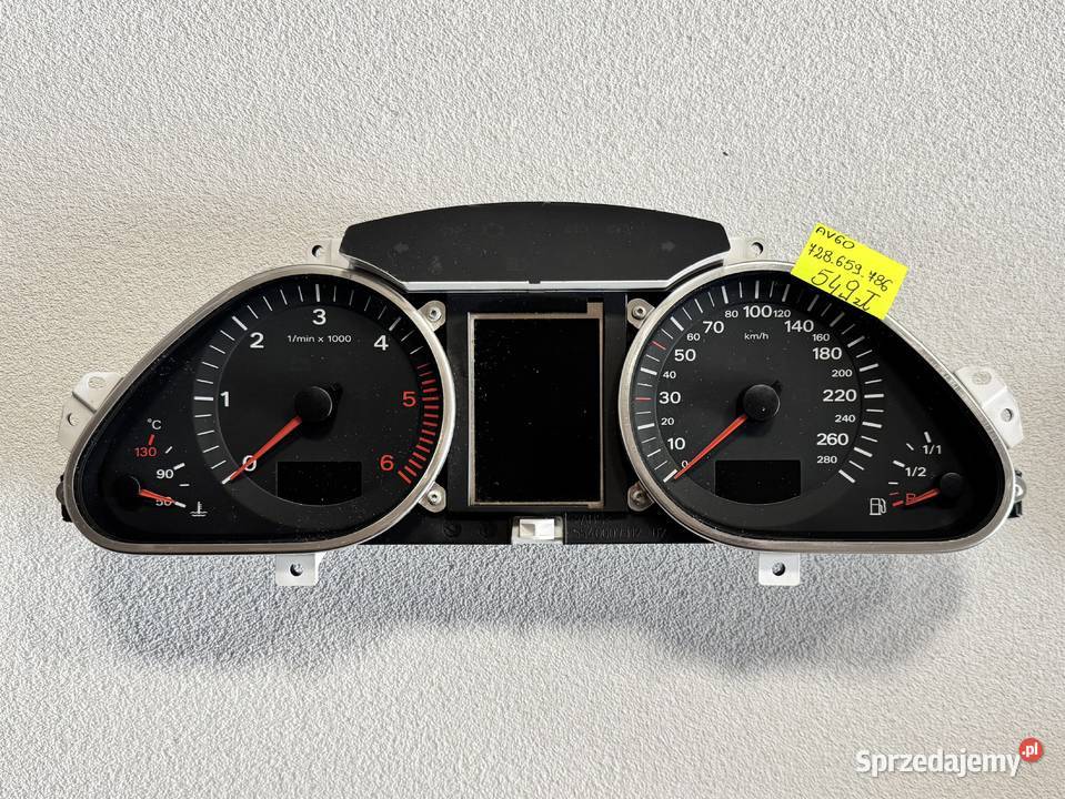 LICZNIK ZEGARY PRĘDKOŚCIOMIERZ Audi A6 C6 20 TDI Warszawa sprzedam