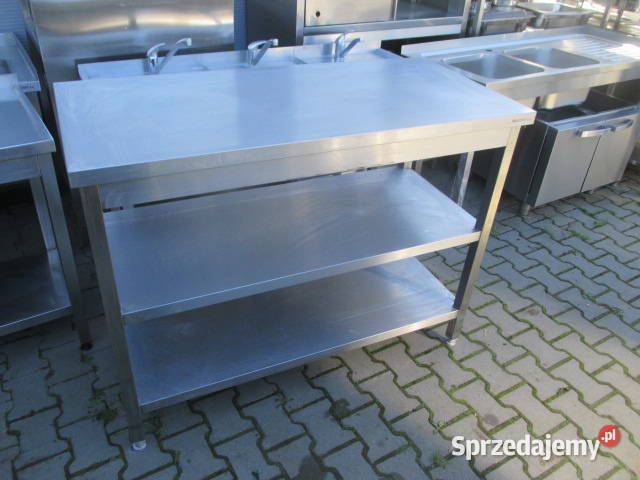 Stół Gastronomiczny Centralny Z 2 Półkami wielkopolskie Ostrów Wielkopolski