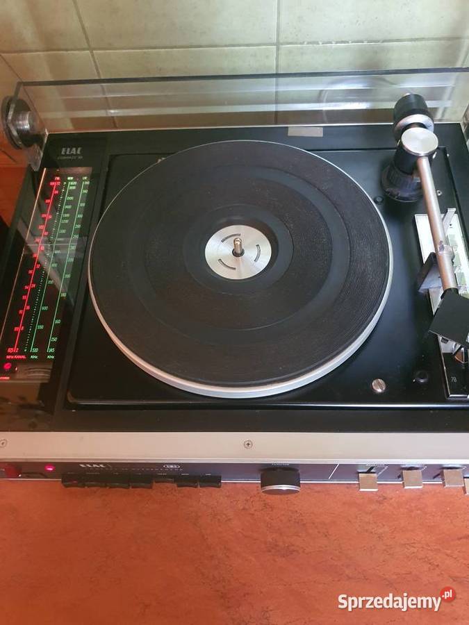 Studio muzyczne gramofon amlituner kolumny Elac Łódź