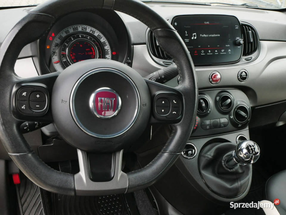 Fiat 500 12 69 Eu6 Sport zadbany I 2007 ABS Motoryzacja śląskie Goczałkowice-Zdrój