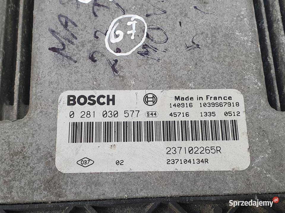 STEROWNIK SILNIKA Renault Master III 23 DCI Motoryzacja Chełm sprzedam