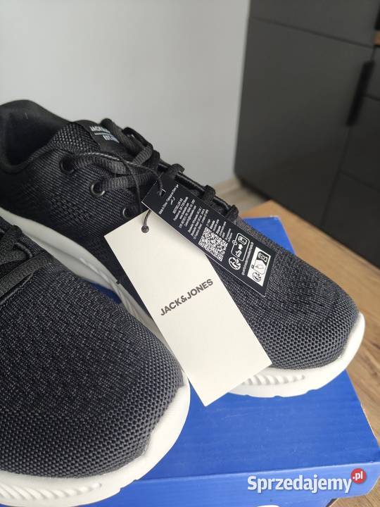 Męskie buty 44 Jack Jones czarne nowe Olsztyn sprzedam