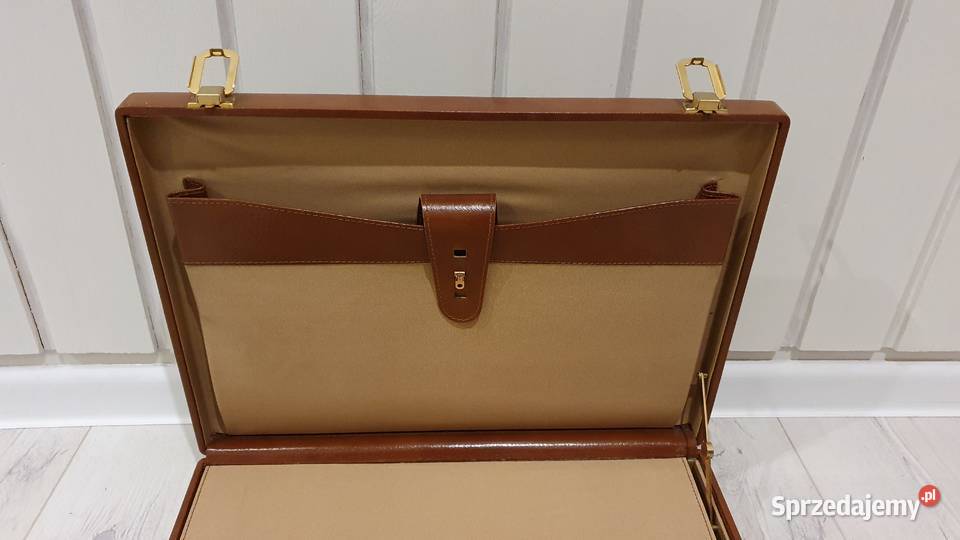 Walizka skórzana 45x33x10 Łódź sprzedam