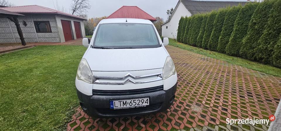 Citroen berlingo 2010r 16HDI 266 przebiegu homologacja na ciężarowe Tomaszów Lubelski sprzedam