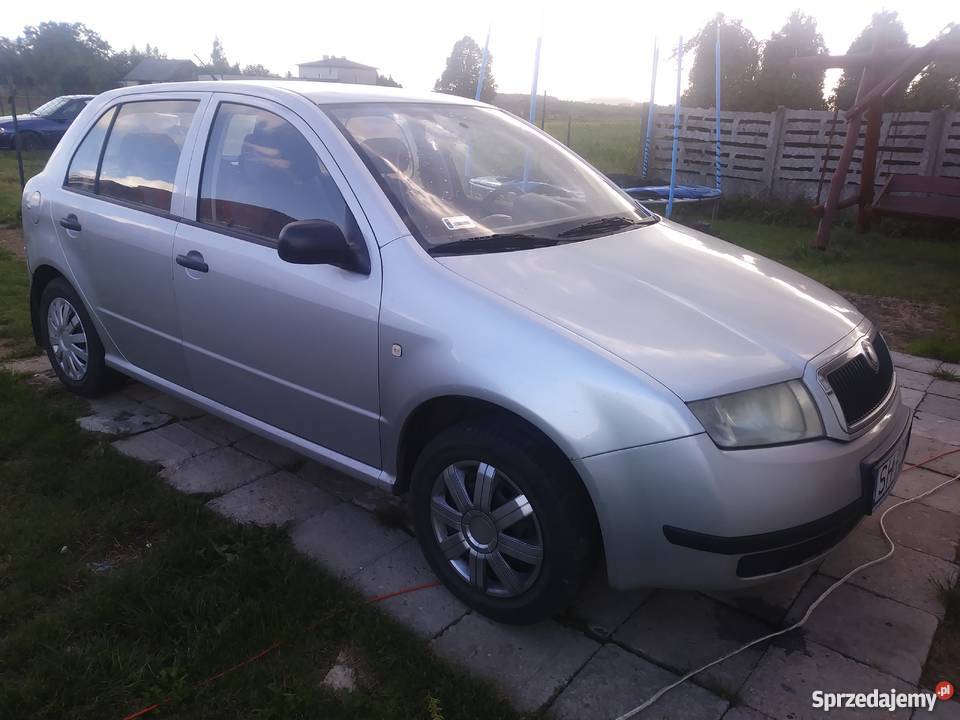 Skoda Fabia Hatchback srebrna z 2001r silnik 14 Motoryzacja Chorzów