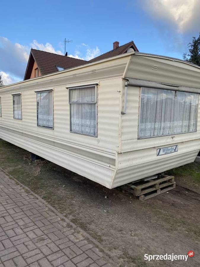 Domek holenderski angielski przyczepa kempingowa Niechorze