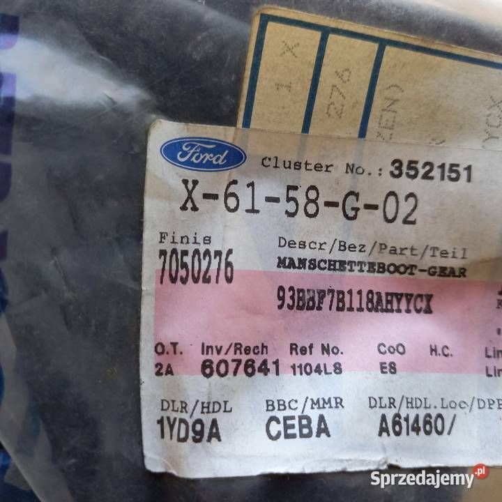 7050276 93BB F7B118 AHYYCX Osłona lewarka Mondeo
