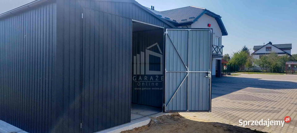 Garaż Blaszany Hala 4x5m Brama dwuskrzydłowa 20m2 wielkopolskie Wągrowiec