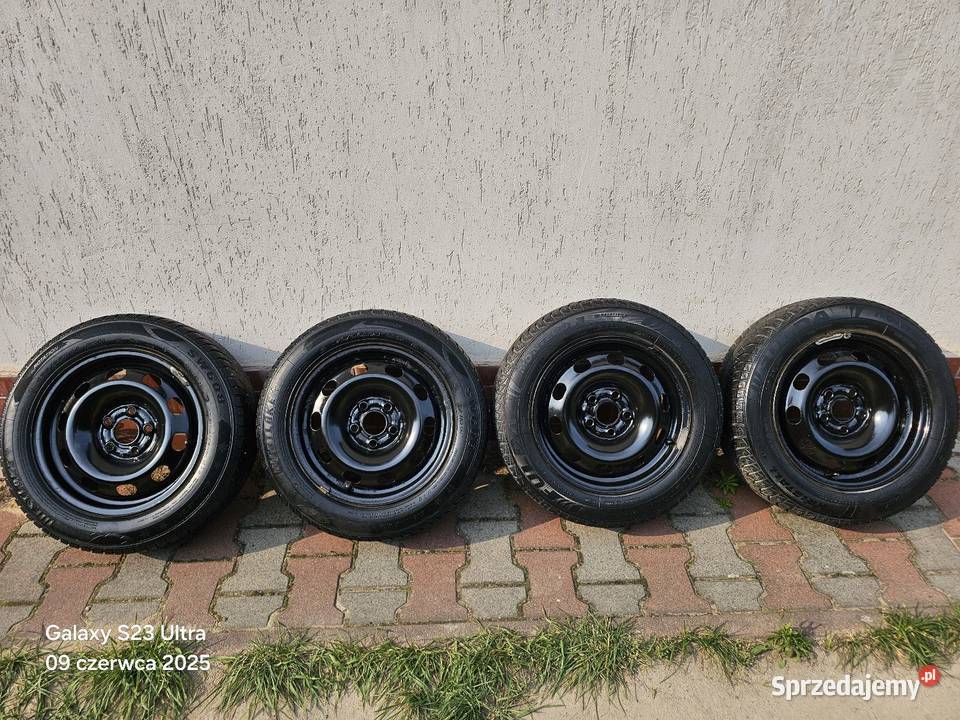 Koła stalowe z oponami volkswagena 5x100 et 38 Samochodowe