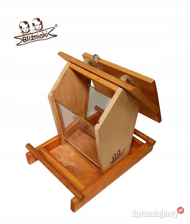 KARMNIK PTAKÓW na parapet z zasypem na ziarno z Zielona Góra sprzedam