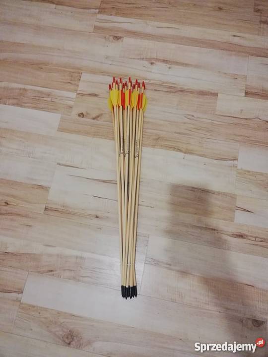 TANIO Strzały do łuku drewniane 29 metalowe Nowy Sącz sprzedam