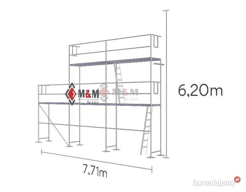 Rusztowanie 4266m2 używane szczytowe 771x62 m Stare Siołkowice