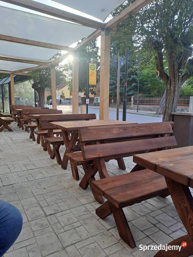 Meble ogrodowe lite drewno producent