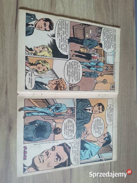 Stary komiks Kapitan Żbik ST Marie Wychodzi W Katowice