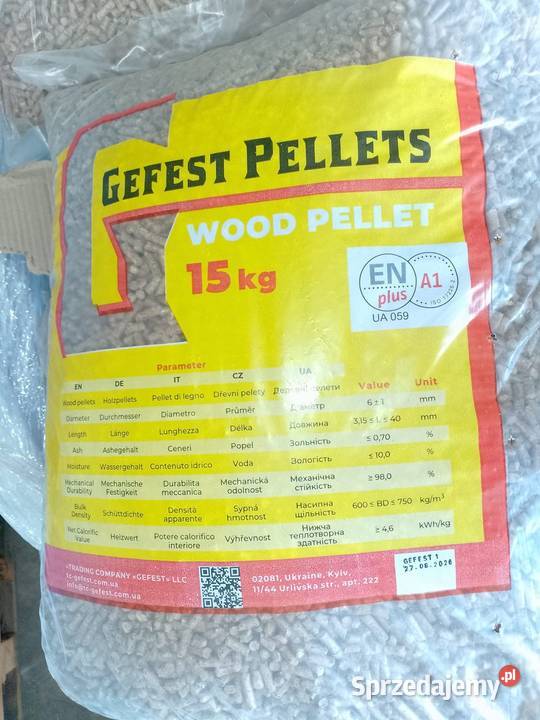 Pellet sosnowy Gruszka Zaporska
