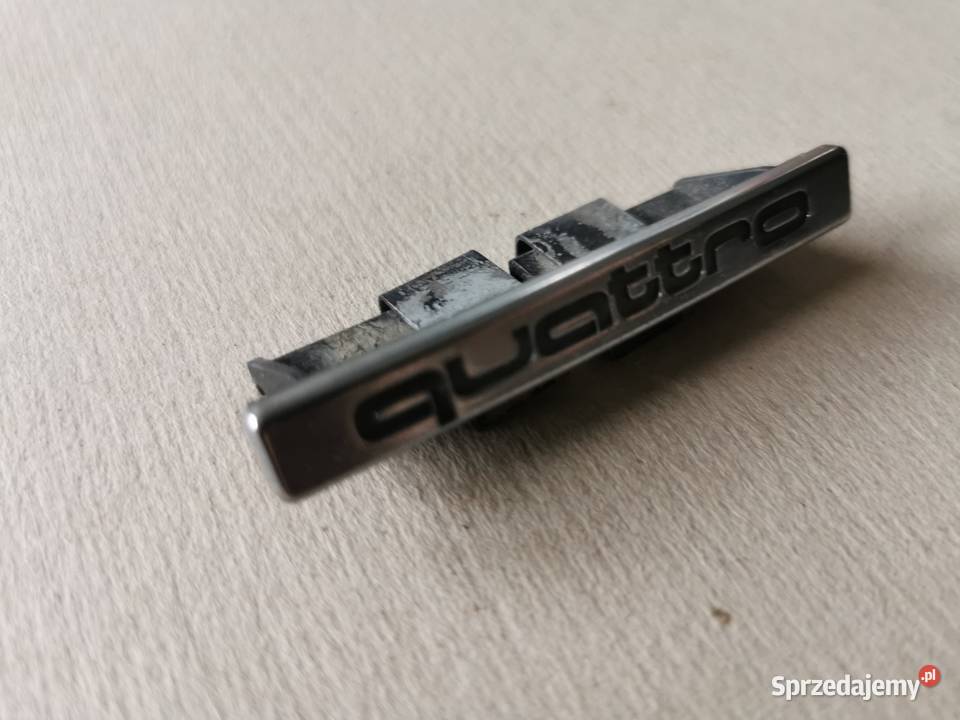 QUATTRO Emblemat Grila Audi 88 9 mm Oryginał Dziecinów