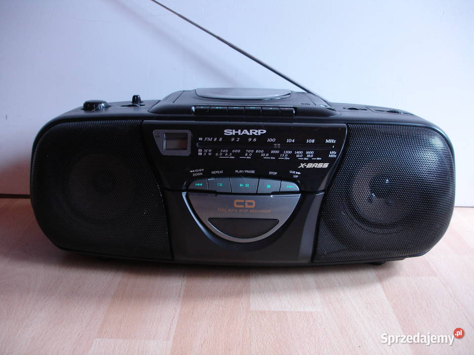 Radiomagnetofon SHARP QTCD50H lubuskie Zielona Góra