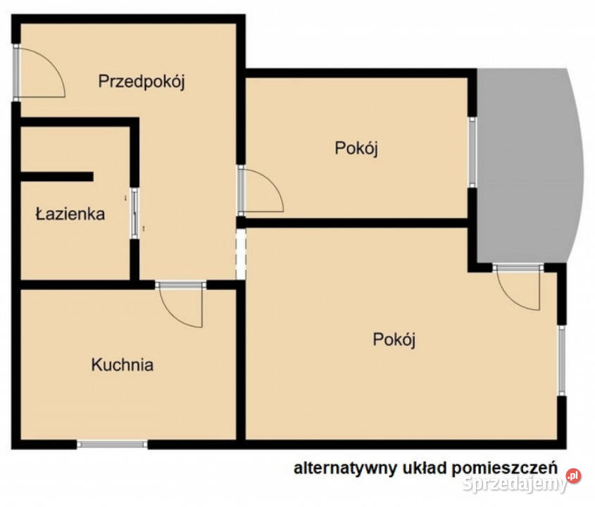 Mieszkanie 455m2 2 pokojowe Lublin balkon