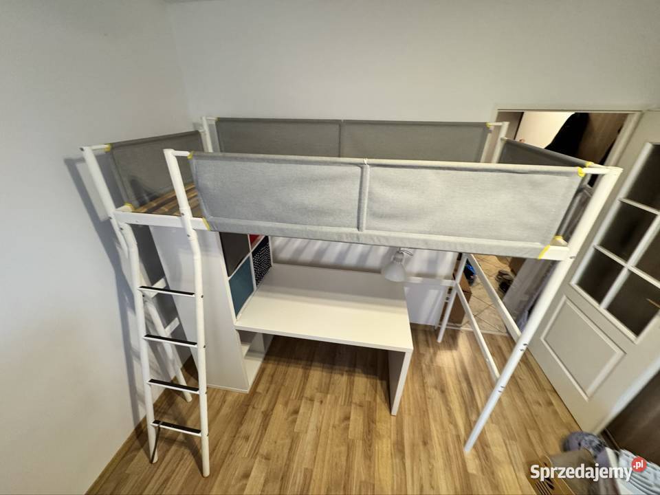 Zestaw ucznia IKEA łóżko piętrowe SVRTA biurko Warszawa