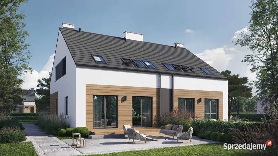 Nadjeziorna Wałcz Park Nowy Dom Bliźniak 110m2 sprzedam